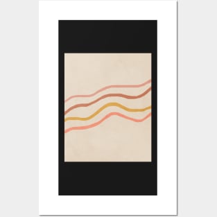 Abstract stripes, Retro, Mid century art Posters and Art